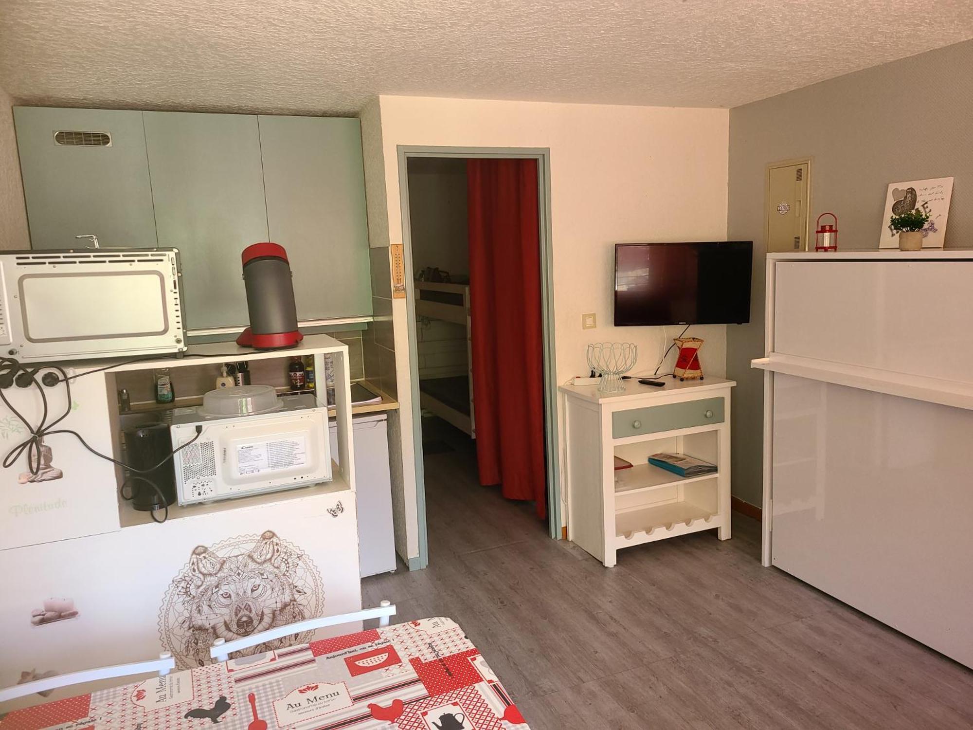 Studio St Lary Village-Vue Montagne. Saint-Lary-Soulan Ngoại thất bức ảnh